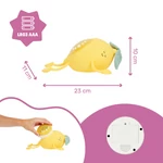 Kép 3/6 - Badabulle éjjeli fény zenélő Basile, a citrom B015020