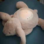 Kép 2/3 - Nattou éjjeli fény projektor zenélő plüss nyuszi beige