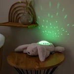 Kép 3/3 - Nattou éjjeli fény projektor zenélő plüss nyuszi beige