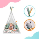 Kép 4/6 - Kinderkraft játszószőnyeg  - Little Gardener játékhíddal sátorral
