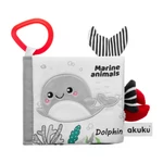 Kép 1/3 - Akuku babakönyv  - készségfejlesztő játék Tengeri állatok