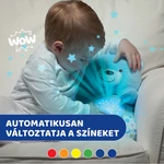 Kép 3/6 - Chicco Baby Bear plüss maci projektorvetítö és éjszakai lámpa kék