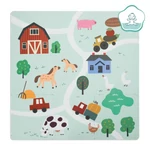 Kép 6/6 - Fillikid szivacspuzzle szőnyeg Farm 93x93cm 6db 3307-01