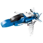 Kép 4/6 - QMAN® 1412 | készségfejlesztő építőjáték | 498 db építőkocka | 6 az 1-ben Árész a szuper robot