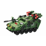 Kép 3/5 - QMAN® 42112 | készségfejlesztő katonai építőjáték | 329 db építőkocka | 3 az 1-ben Tank, harcigép vagy tankelhárító