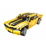 Kép 6/6 - QMAN® 54006 | technic-kompatibilis távirányítós építőjáték | 501 db építőkocka | Sárga klasszikus sportautó (app + controller)