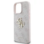 Kép 5/7 - GUESS case for IPHONE 16 Pro Max GUHCP16X4GMGPI (4G PU Big Logo) pink
