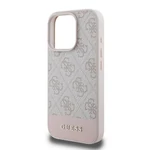 Kép 3/7 - GUESS case for IPHONE 16 Pro Max GUHCP16XG4GLPI (4G PU Bottom Stripe) pink