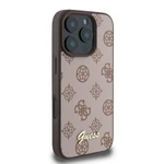Kép 3/7 - GUESS case for IPHONE 16 Pro Max compatible with MagSafe GUHMP16XPGPYSW (PU Peony Script) brown
