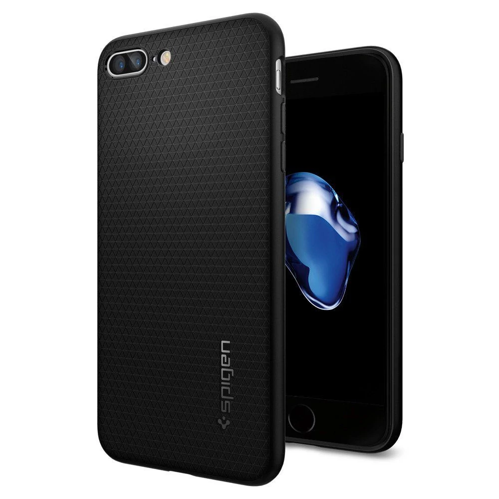 Spigen Liquid Air iPhone 7 Plus/8 Plus tok (fekete)
